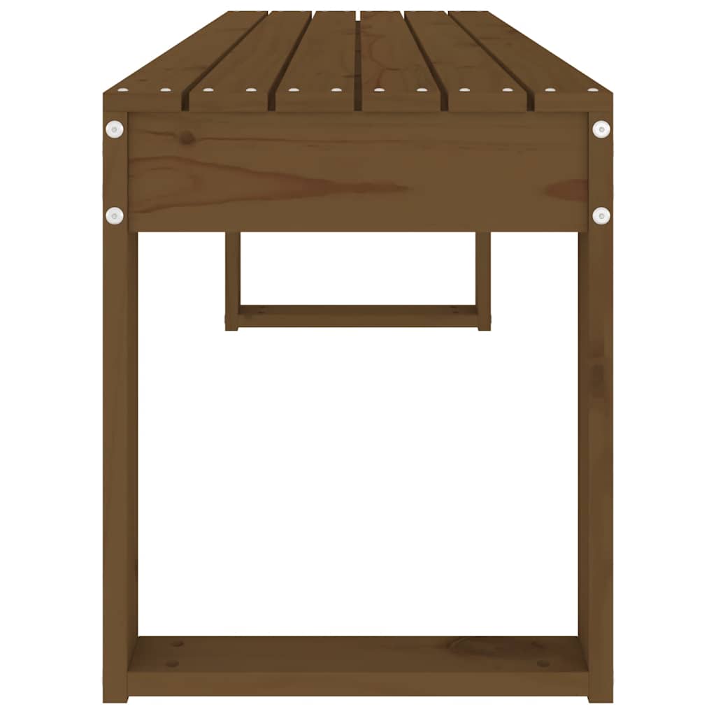 Gartenbank 80x38x45 cm Massivholz Kiefer