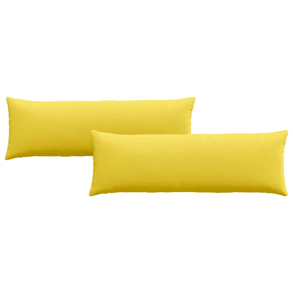Sofakissen 2 pcs Hellgrau 50 x 30 cm Stoff