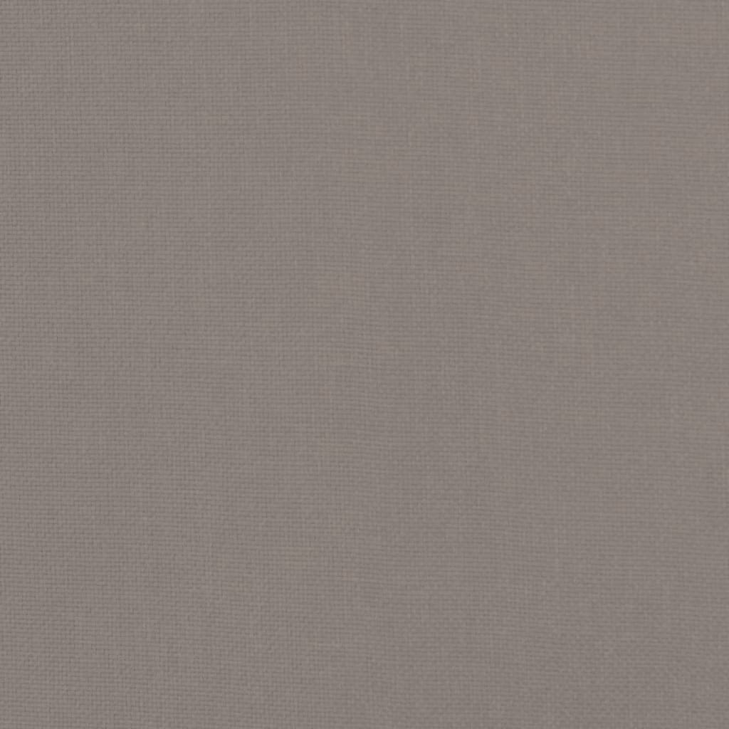 Fußhocker Creme 51x41x40 cm Stoff