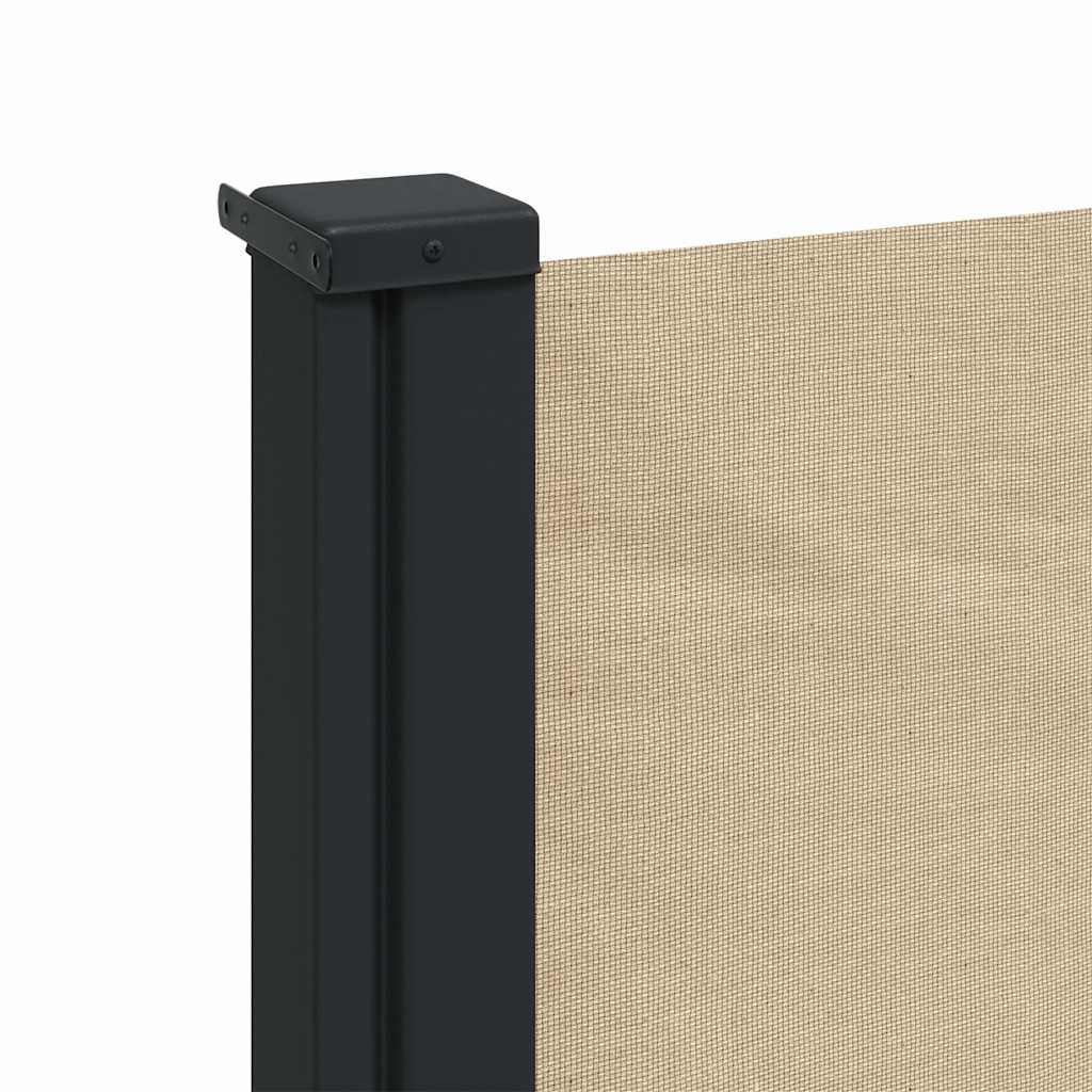 Seitenmarkise Ausziehbar Schwarz 100x300 cm