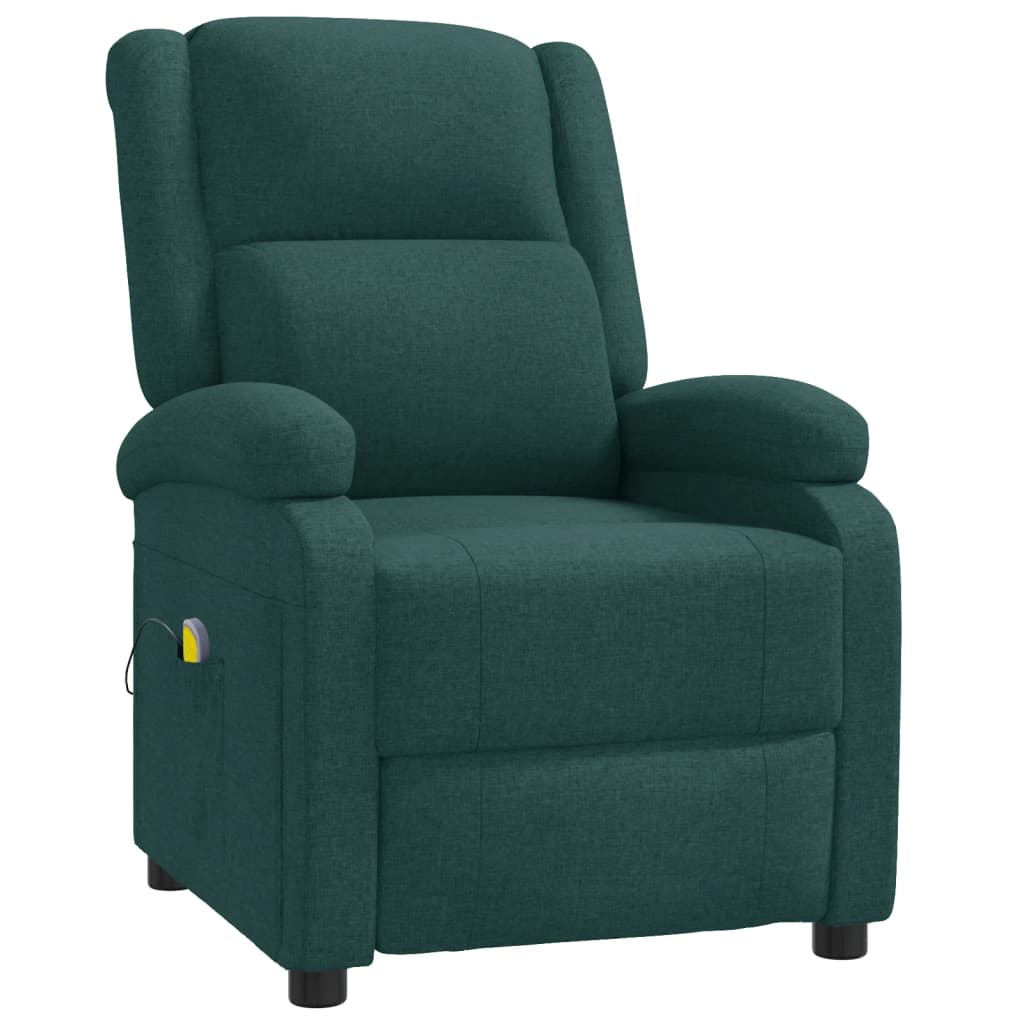 Massagesessel Hellgrau Stoff