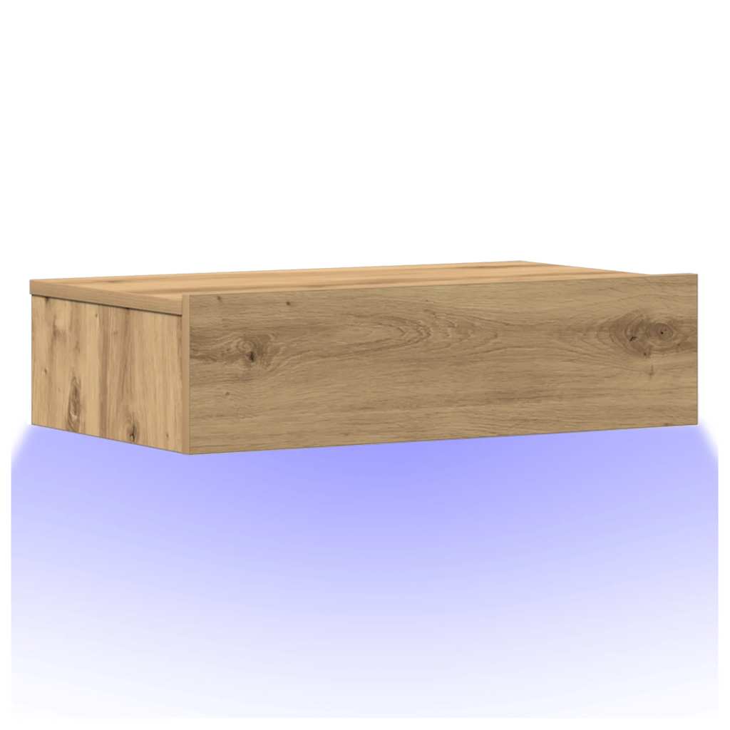 Nachttisch Altholz-Optik 60x35 cm Holzwerkstoff