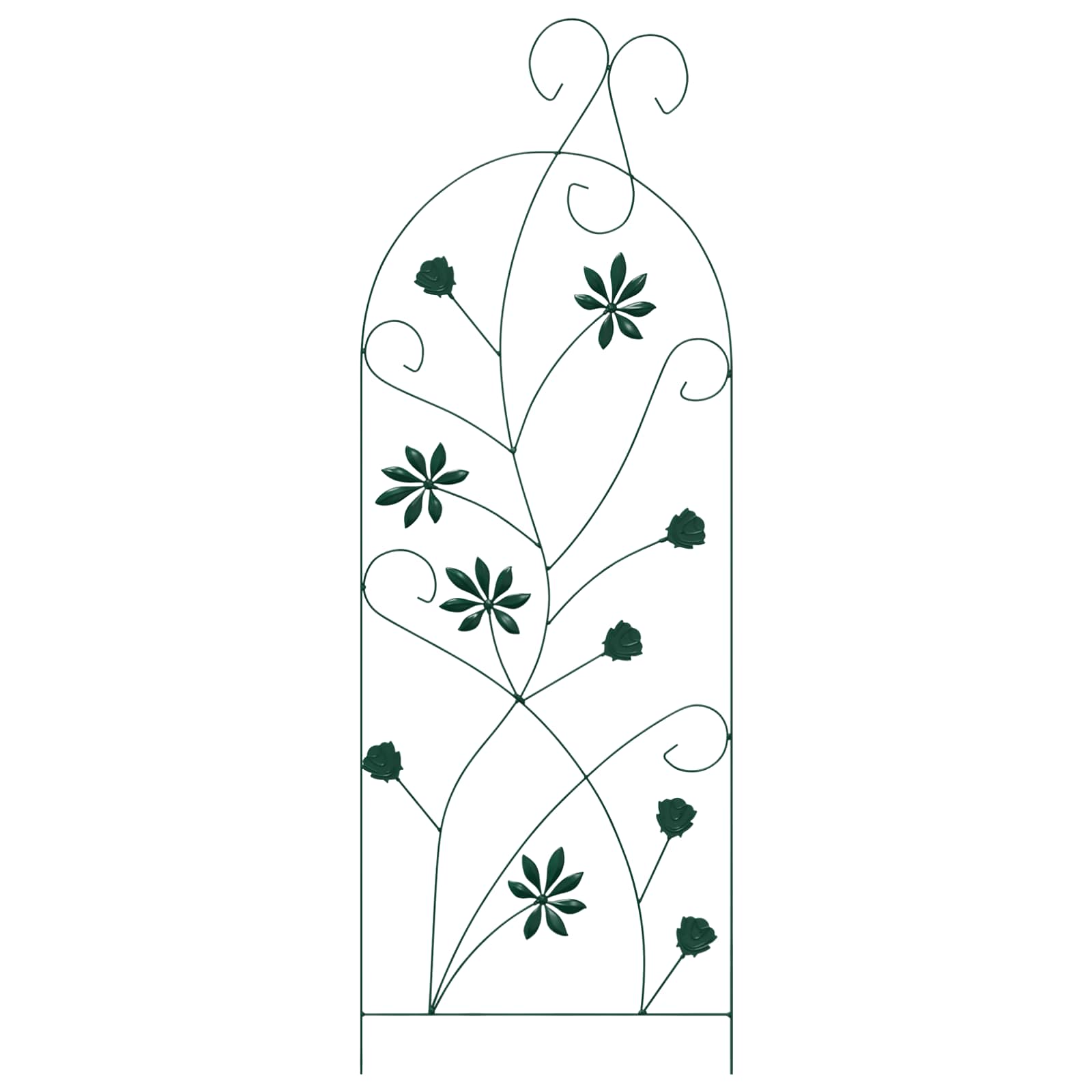 Gartenzaun mit Schloss 3 pcs Schwarz 112 x 39,5 cm Stahl
