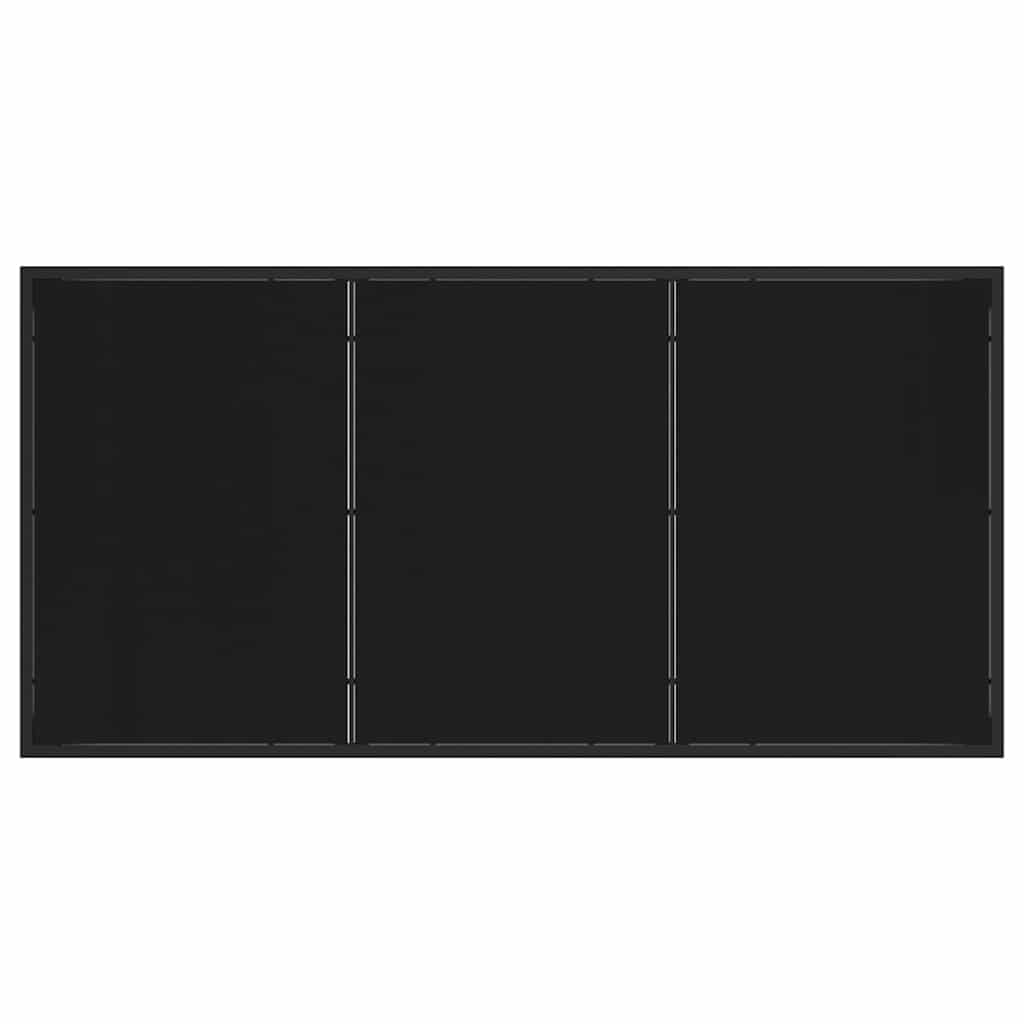 Garten Essgruppe 5 pcs Schwarz 140 x 70 x 73 cm