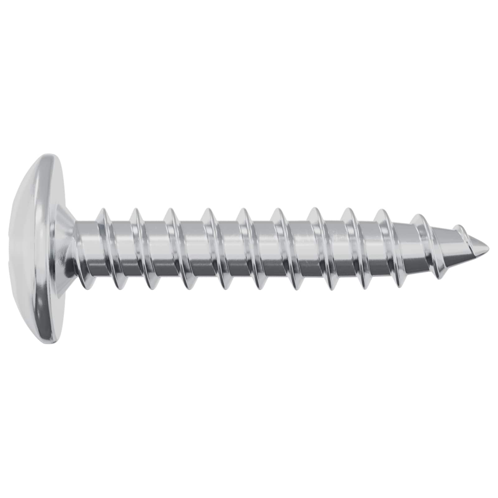 Selbstschneidender Nagel 2 pcs Zink-beschichtet 4 x 20 mm Stahl
