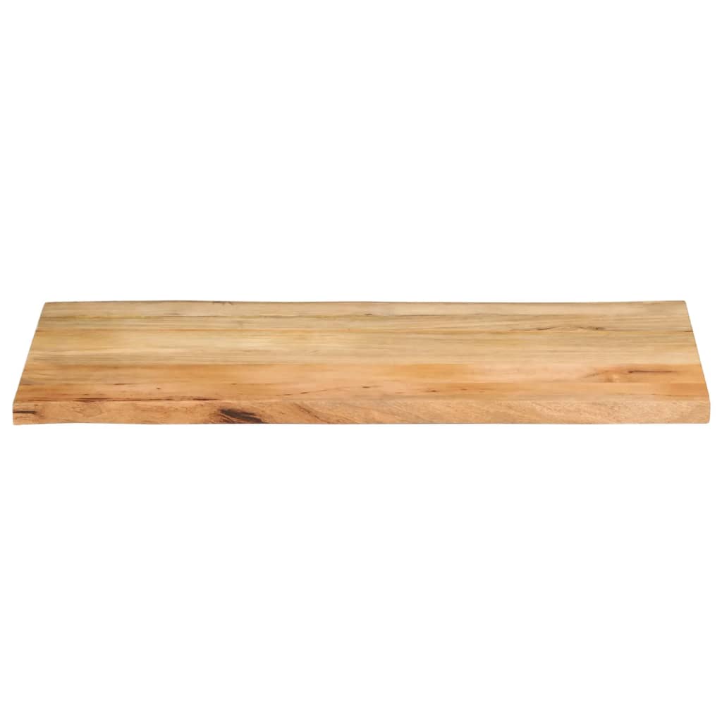Tischplatte 40x40x2,5 cm Rechteckig Massivholz Akazie Baumkante