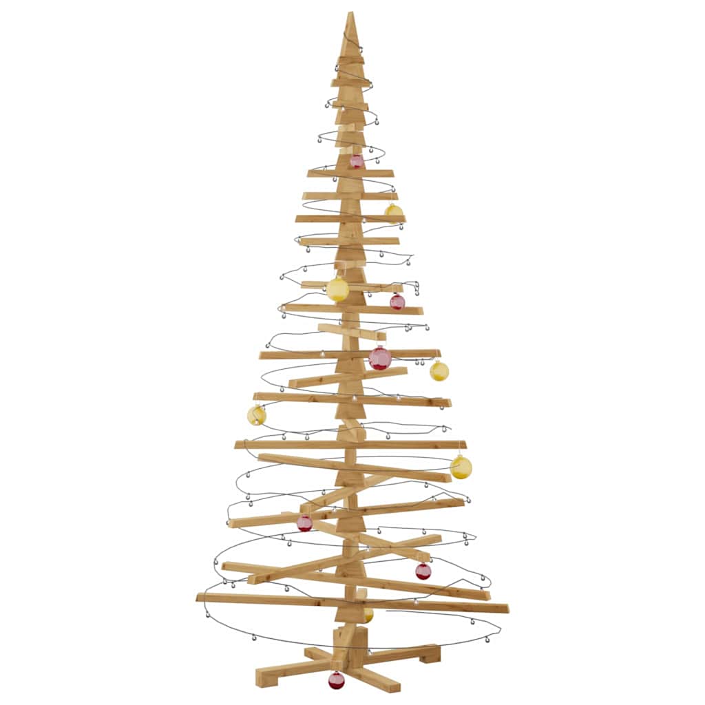 Weihnachtsbaum Holz zum Schmücken 60 cm Massivholz Kiefer