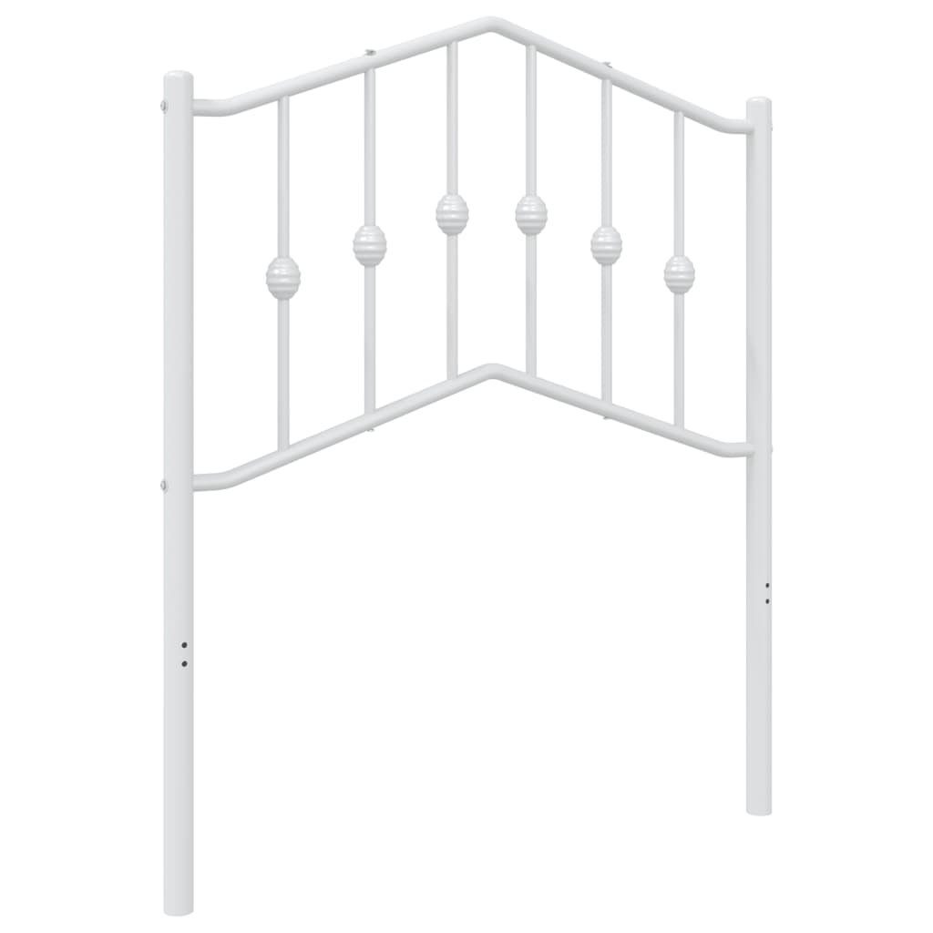 Ersatz-Kopfteil Metall Schwarz 90 cm