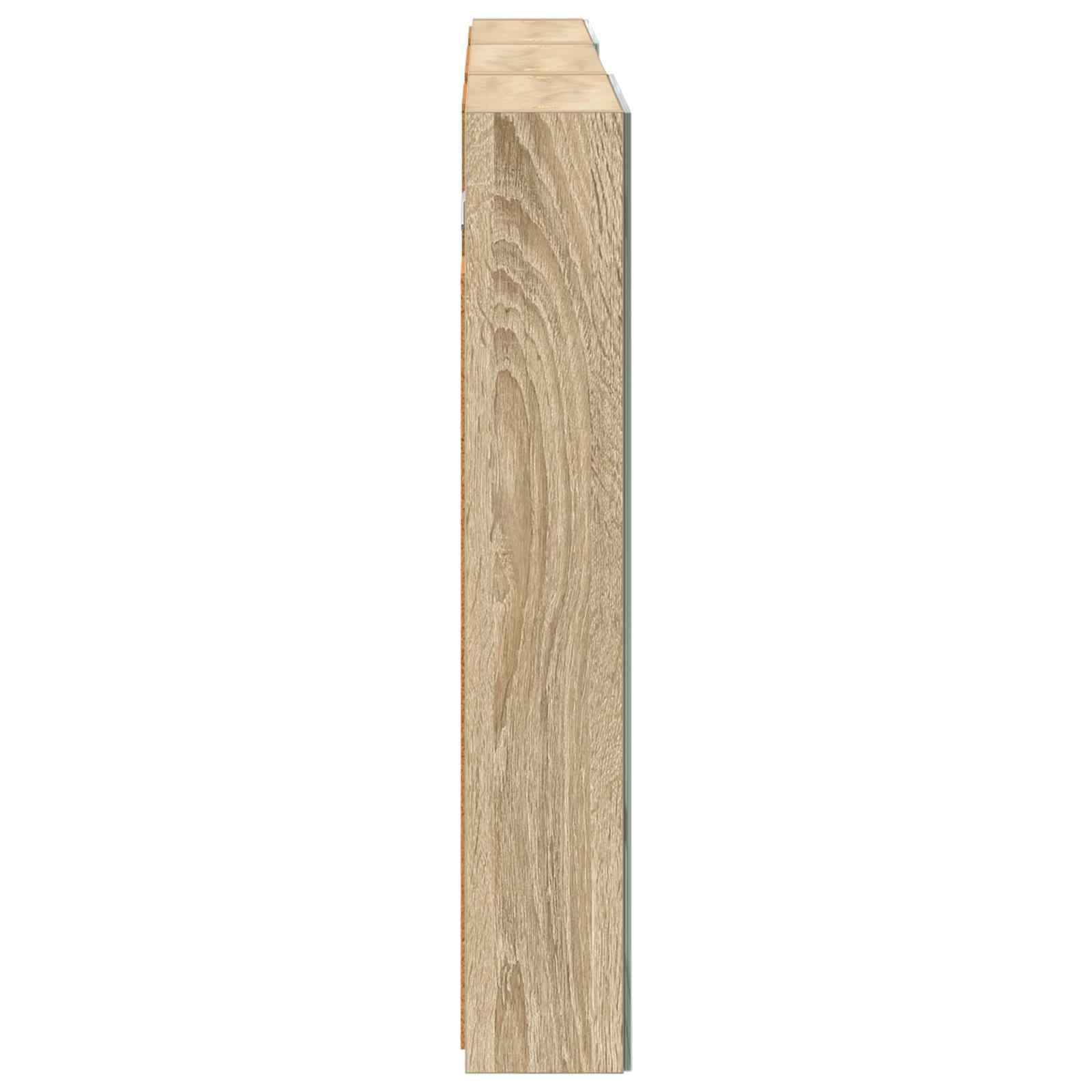 Badezimmerschrank-Set 3 pcs 80 x 10,5 x 50 cm Holzwerkstoff