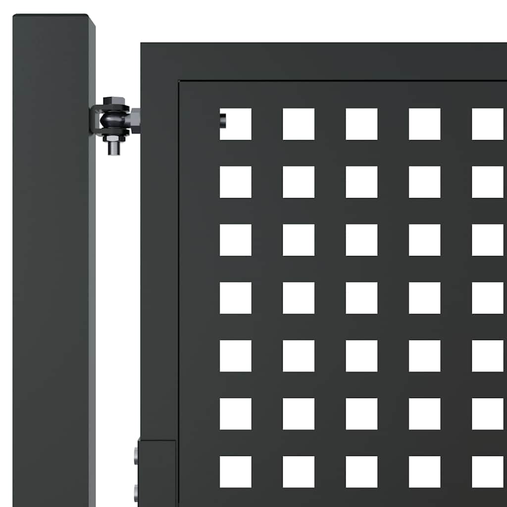 Gartentor Anthrazit 100x75 cm Stahl