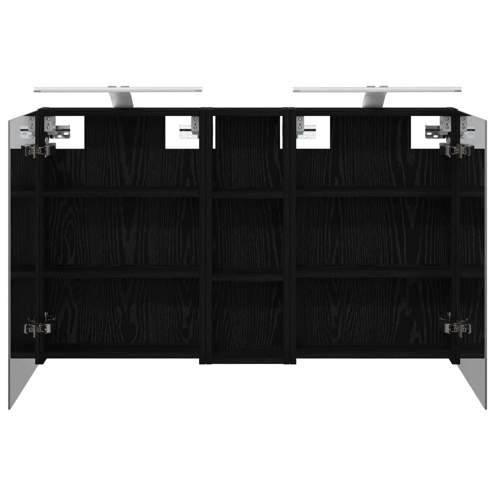 Badezimmerschrank-Set 3 pcs 80 x 10,5 x 50 cm Holzwerkstoff