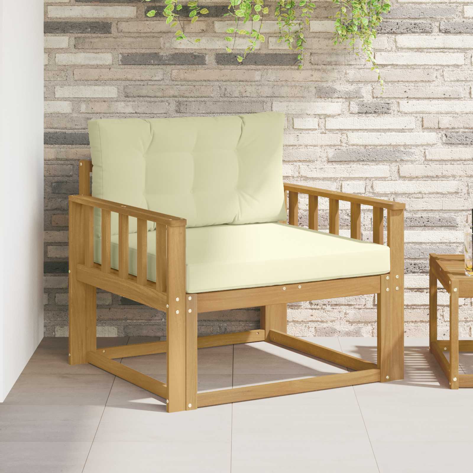 Outdoor Mittelsofa Natur