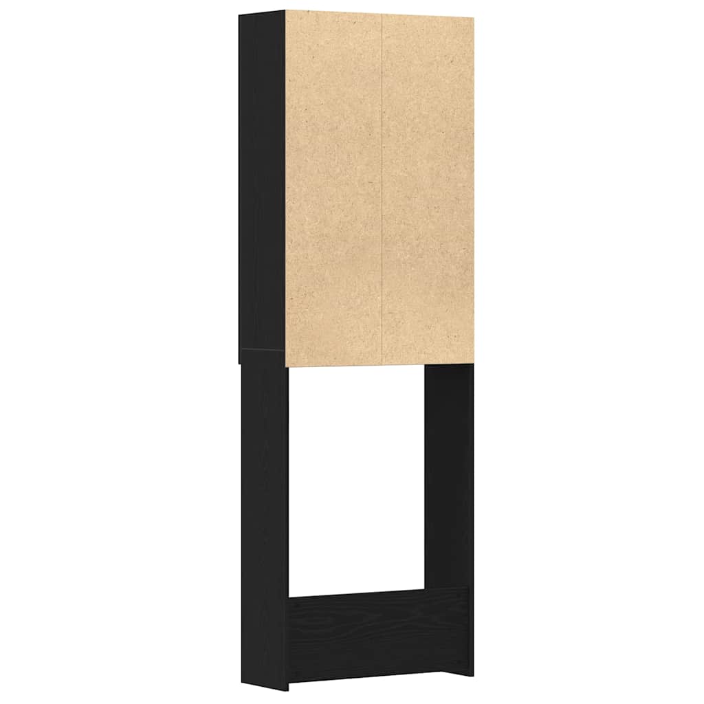 Waschmaschinenschrank Weiß 64x25,5x190 cm