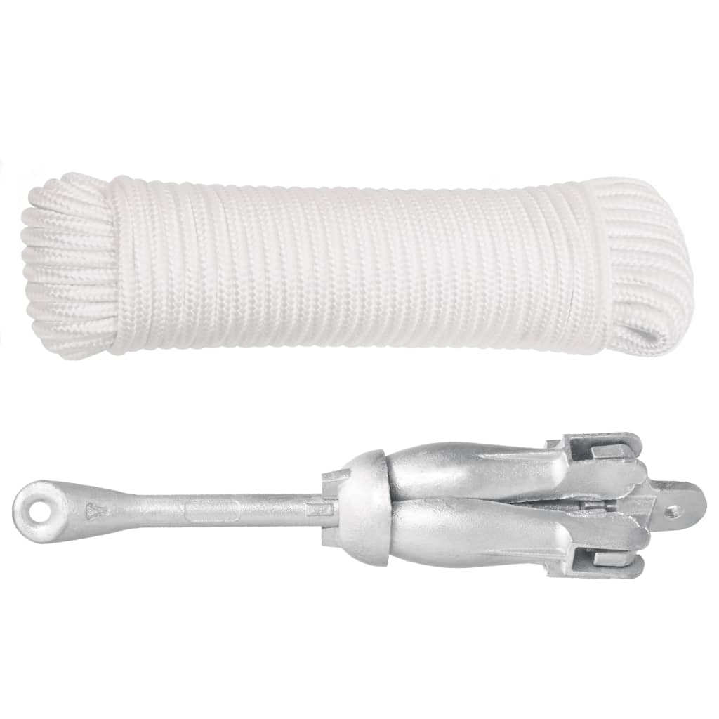 Klappanker Silber 0,7 kg Feuerverzinktes Gusseisen