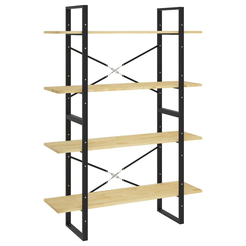 Bücherregal 2 Fächer Weiß 100x30x70 cm Holzwerkstoff