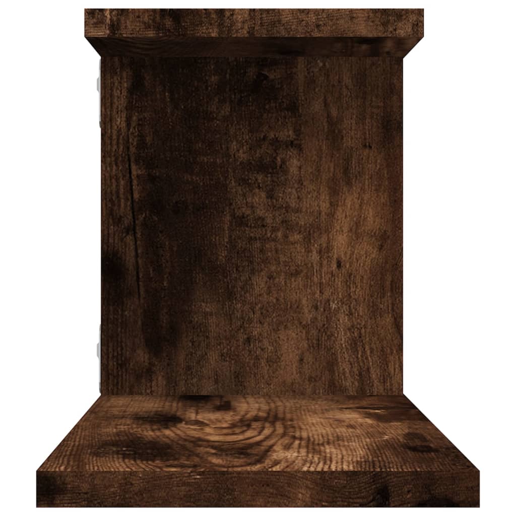 TV-Wandregal Weiß 125x18x23 cm Holzwerkstoff