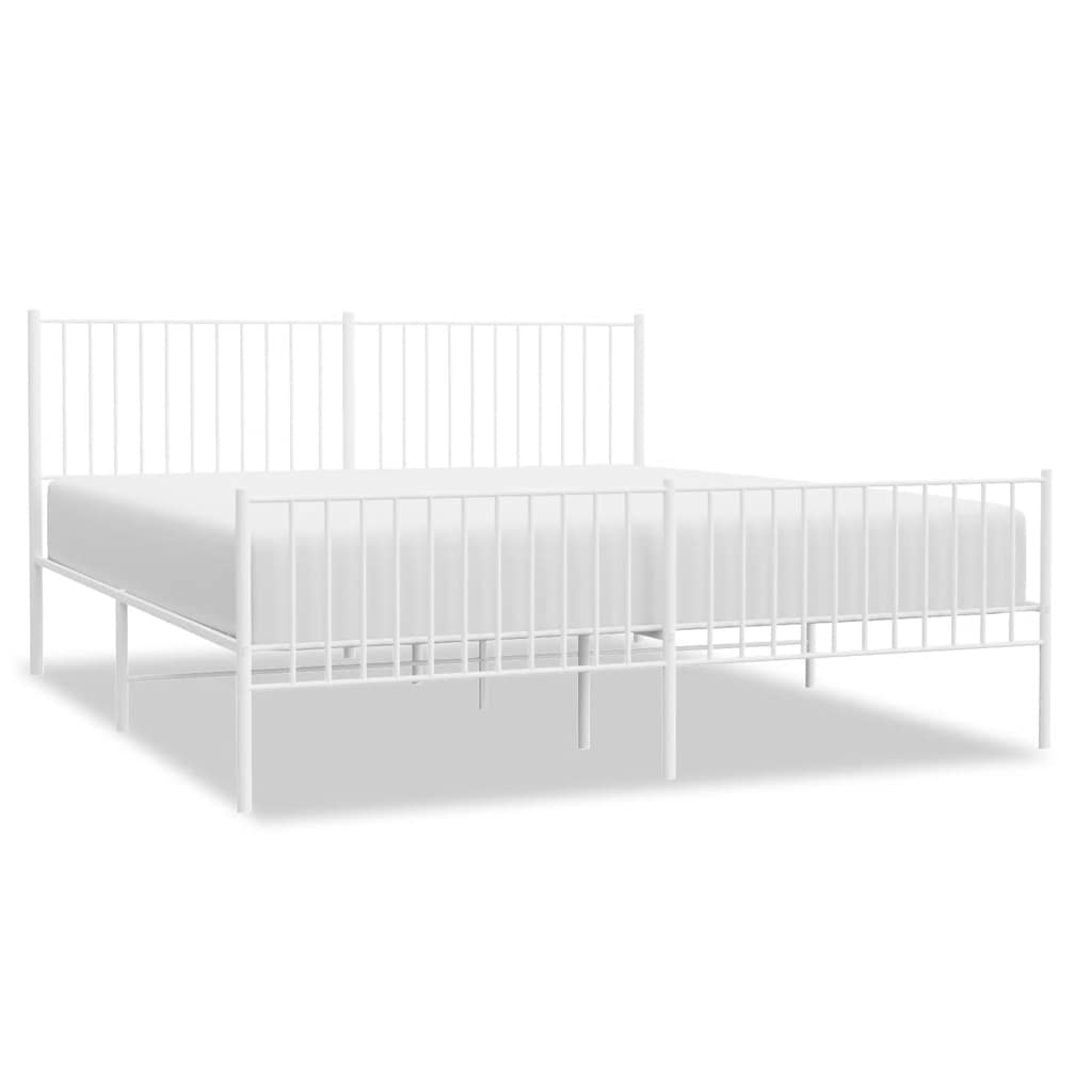 Bettgestell Metall Schwarz 75x190 cm