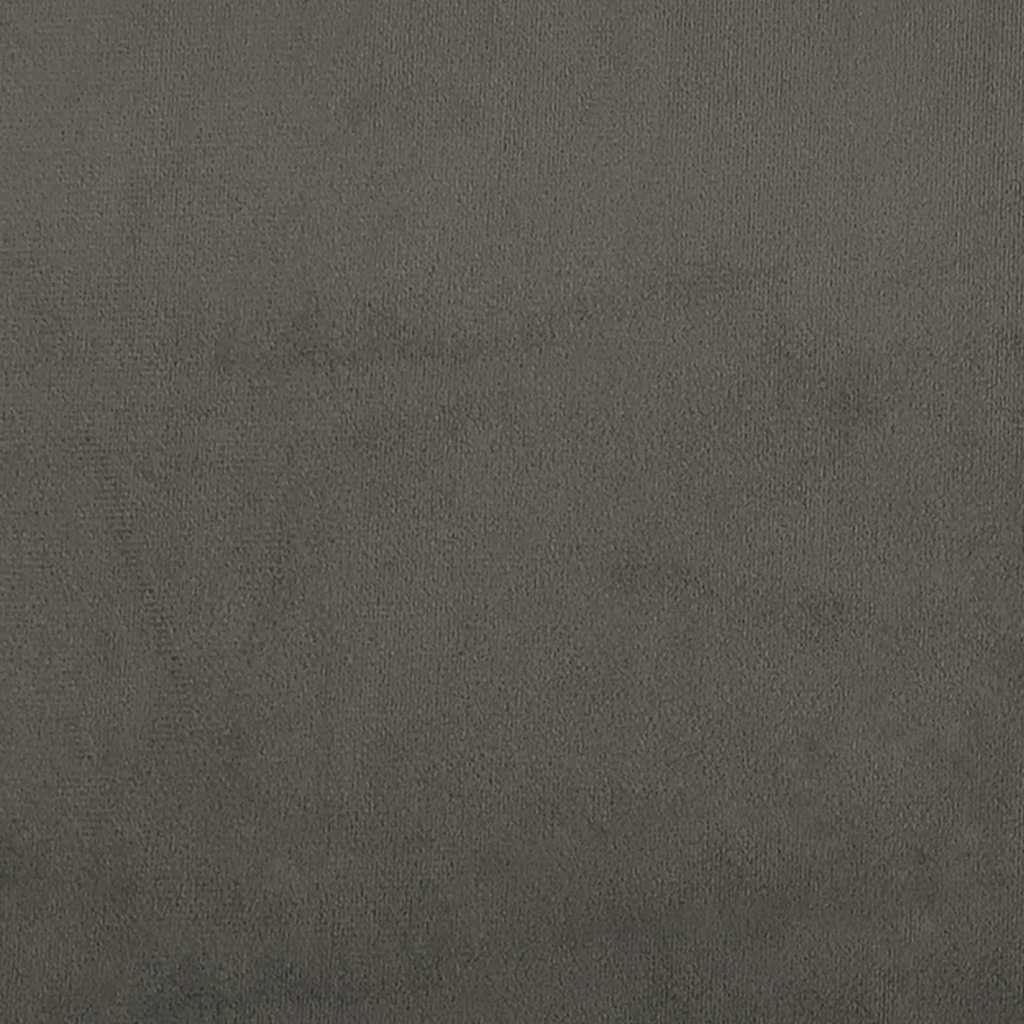 Kopfteil Hellgrau 80x5x118/128 cm Samt