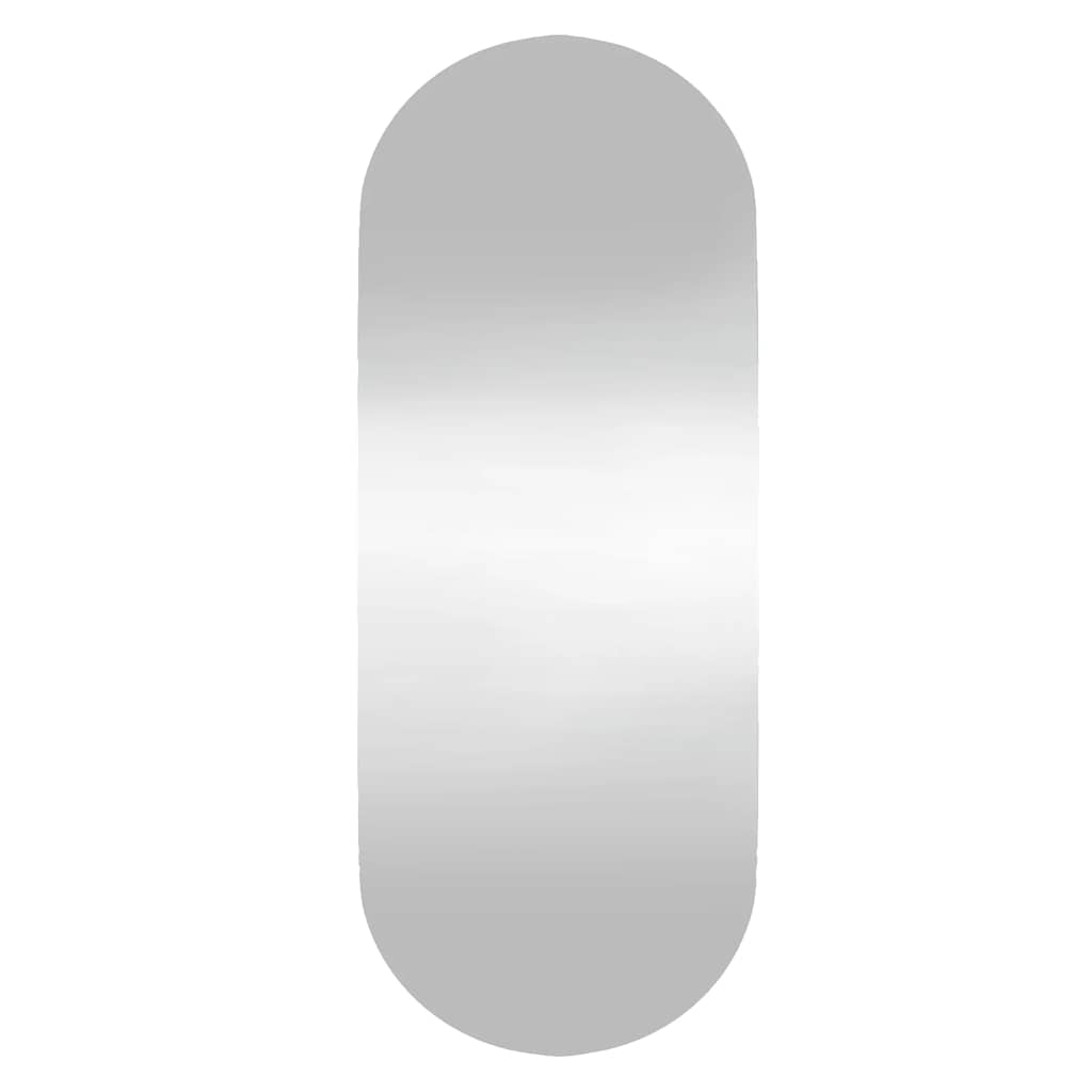 Spiegel mit LED-Leuchten 60x30 cm Glas Oval