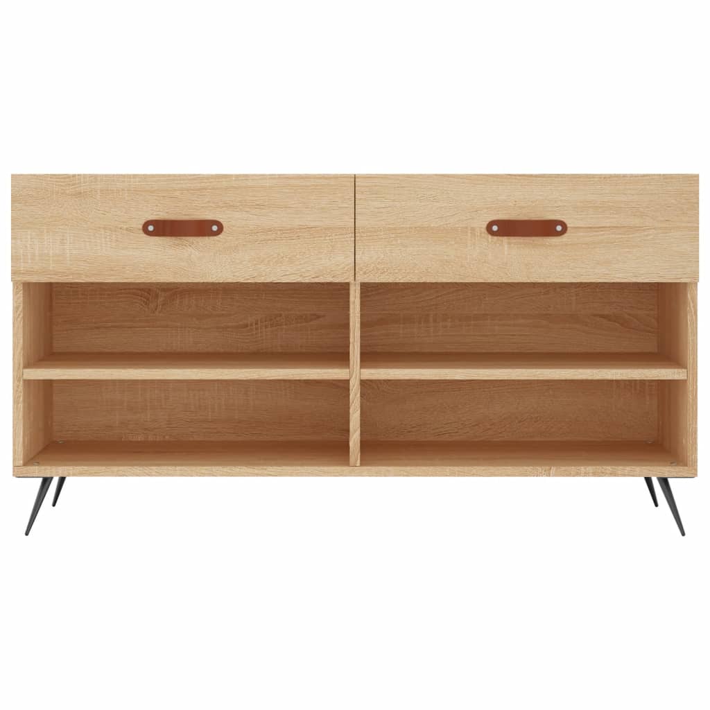 Schuhbank Weiß 102x35x55 cm Holzwerkstoff