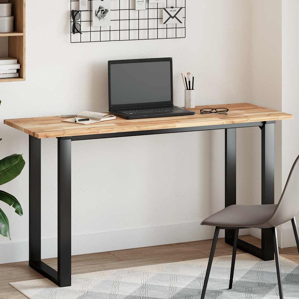 Tischplatte Rechteckig 60x50x2 cm Massivholz Akazie