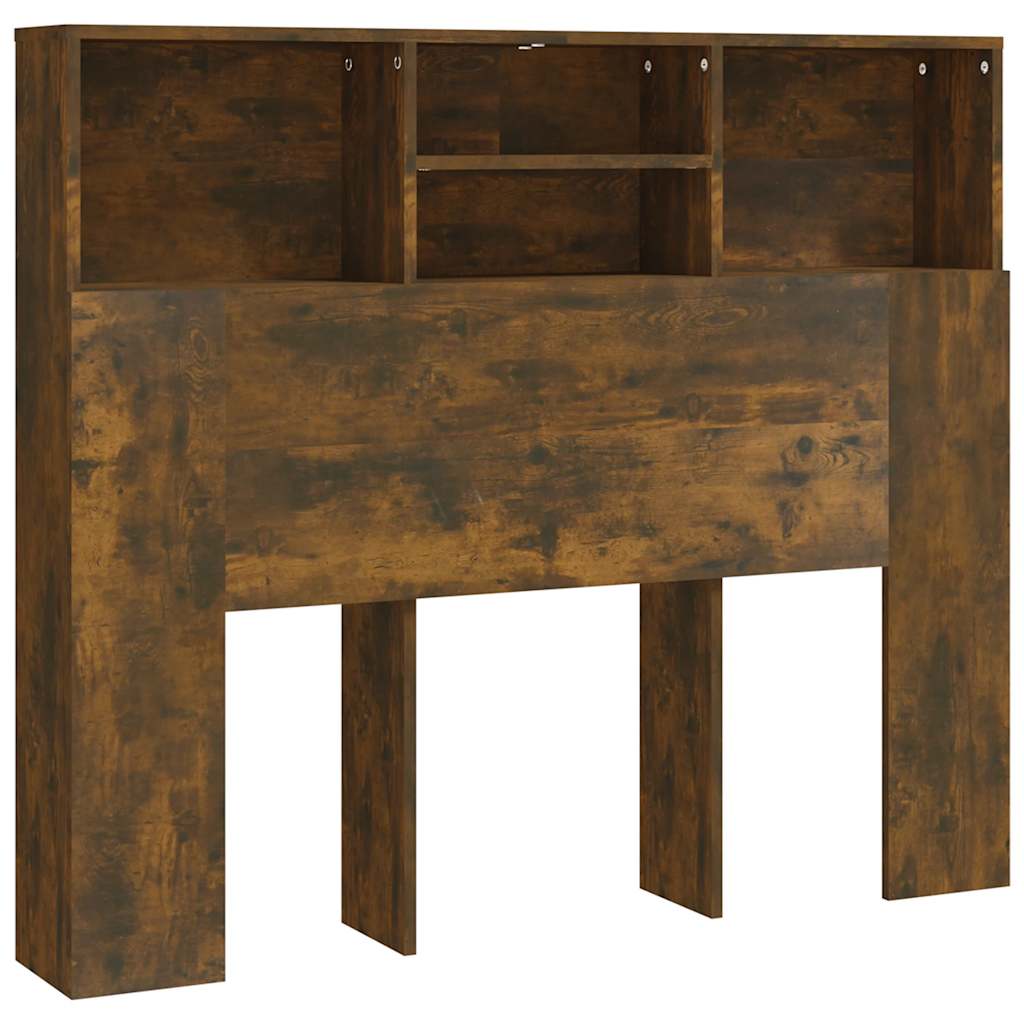 Bett-Kopfteil mit Ablagen Weiß 100x19x103,5 cm