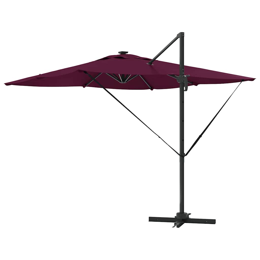 Sonnenschirm Sand 286 x 284 x 270 cm Aluminium und Polyester