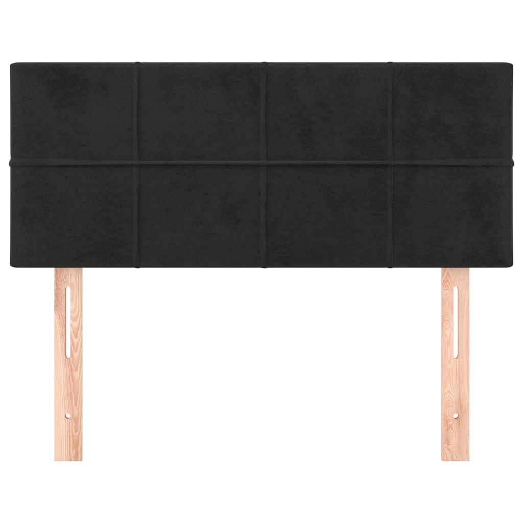 Kopfteil Hellgrau 80x5x118/128 cm Samt