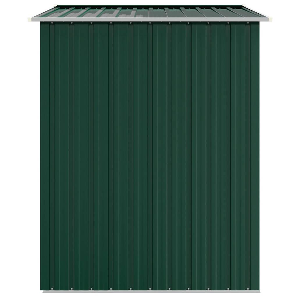 Gerätehaus Grün 205x129x183 cm Verzinkter Stahl
