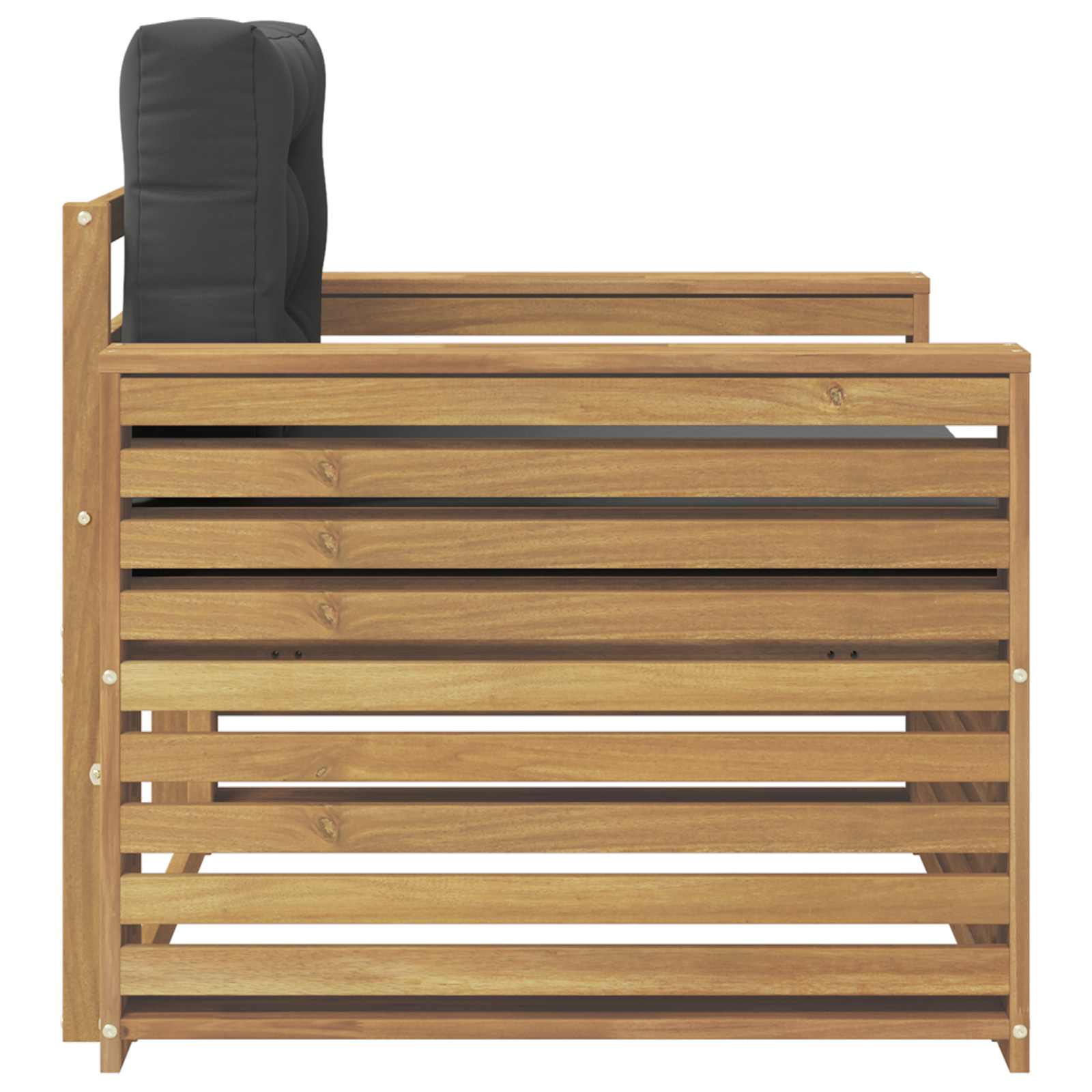 2 Stück Outdoor-Sofa Natur