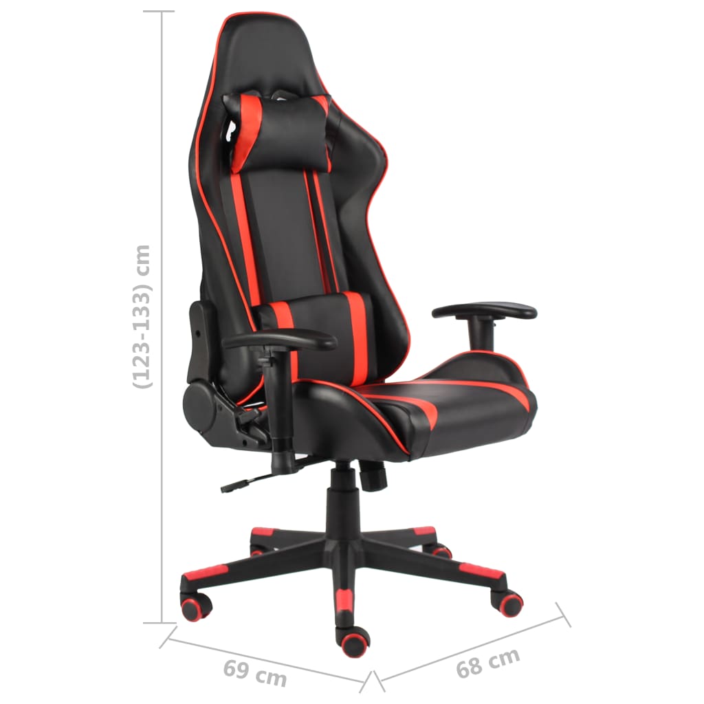Gaming-Stuhl Drehbar Grün PVC