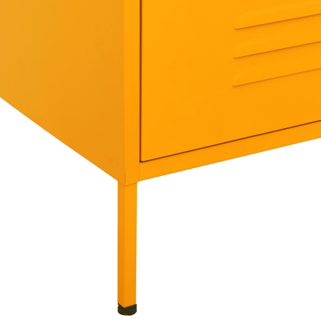 Kommode Olivgrün 80x35x101,5 cm Stahl