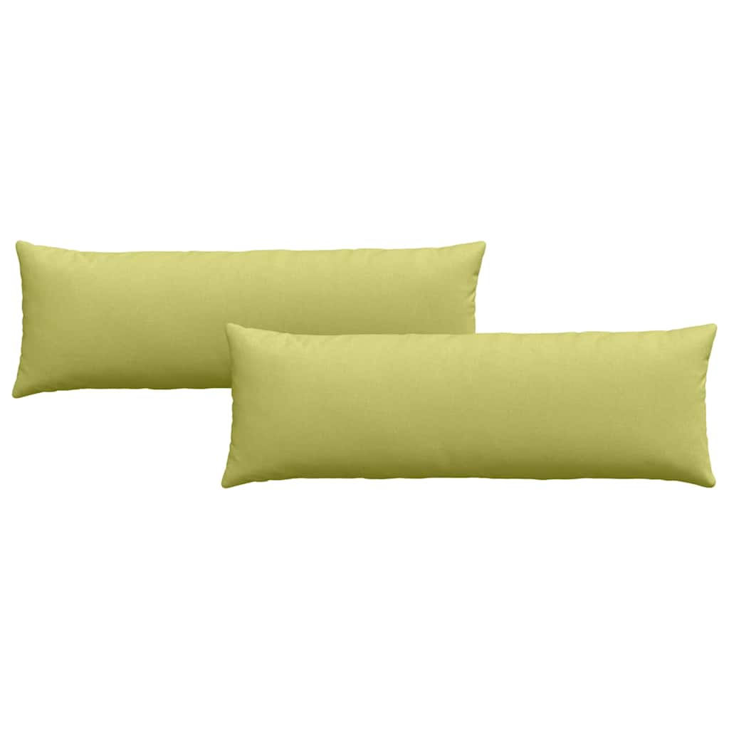 Sofakissen 2 pcs Hellgrau 50 x 30 cm Stoff