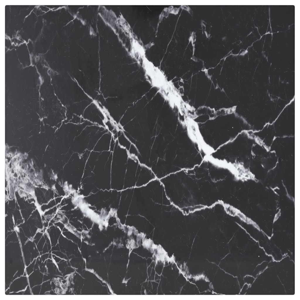 Tischplatte aus gehärtetem Glas quadratisch 700x700 mm