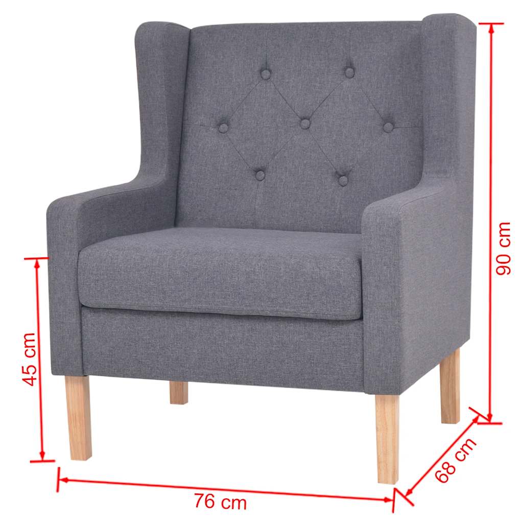 2-Sitzer Sofa Stoff Cremeweiß