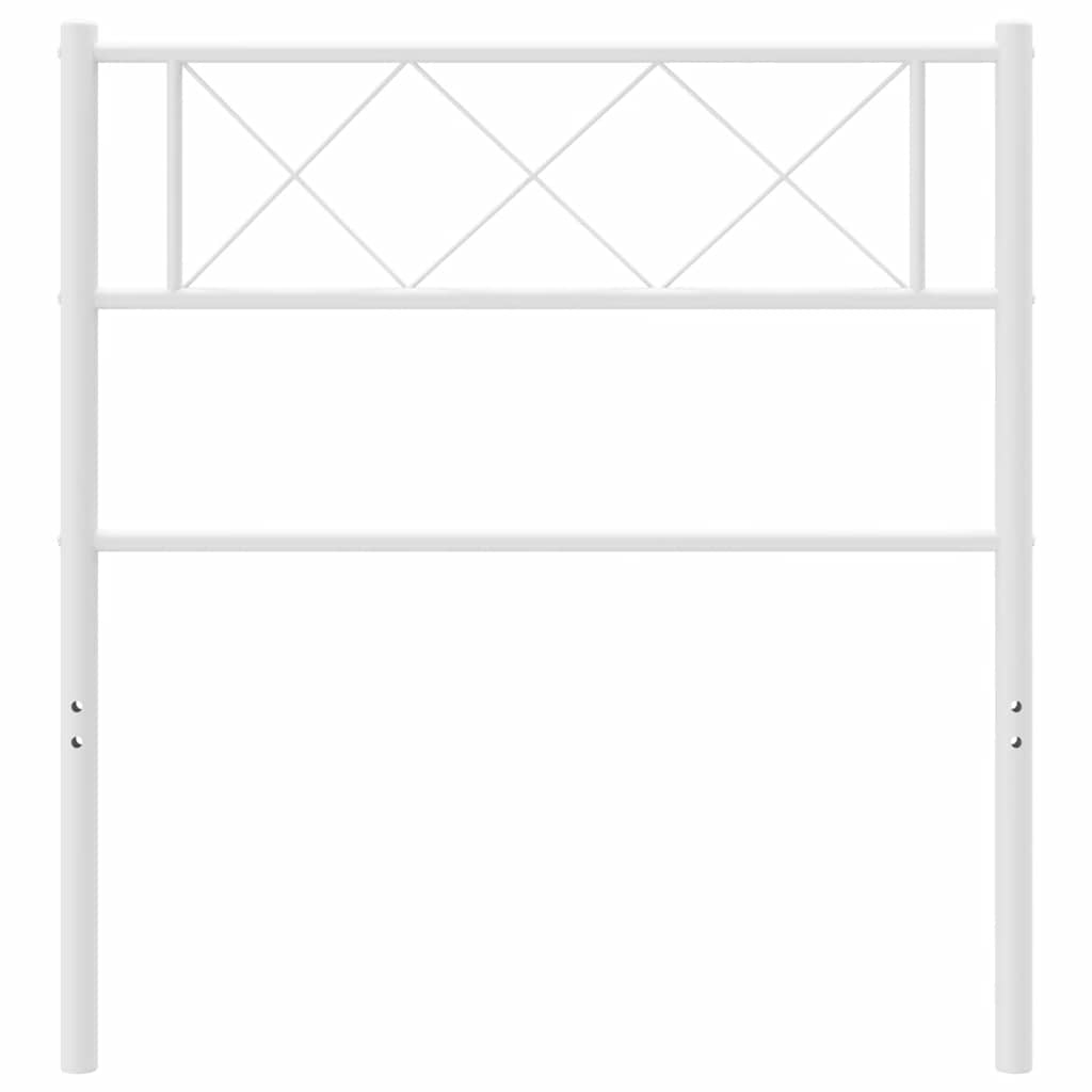 Ersatz-Kopfteil Metall Schwarz 100 cm