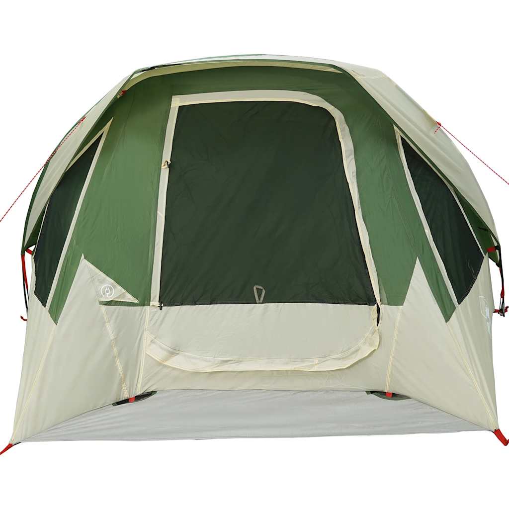 Campingzelt 4 Personen Grün Wasserdicht