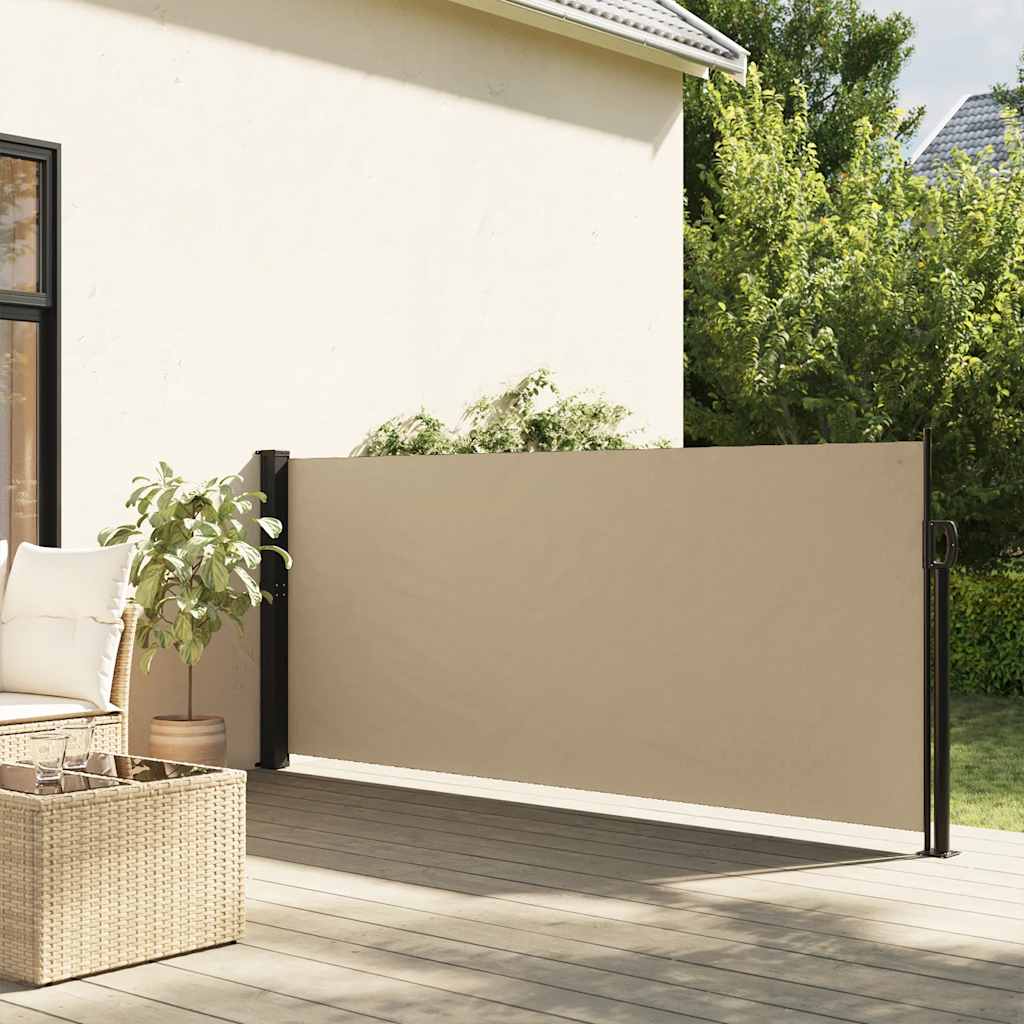 Seitenmarkise Ausziehbar Schwarz 100x300 cm