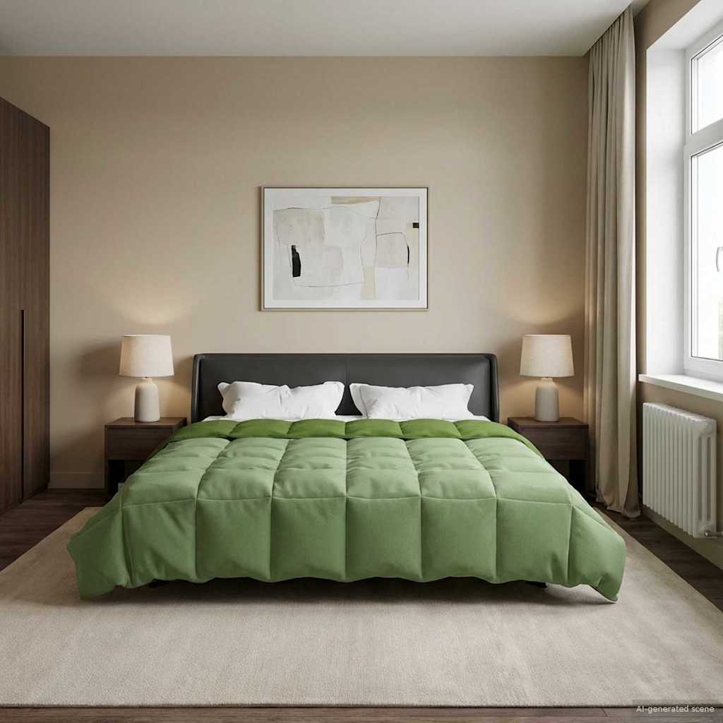 Ganzjahresbettdecke Anthrazit 135 x 200 cm Mikrofaser