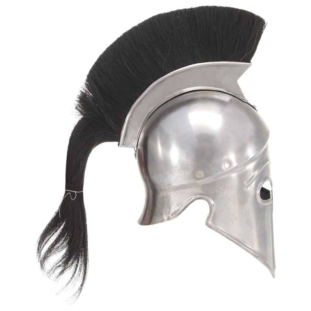 Preußische Pickelhaube Antik Replik für LARP Schwarz Stahl
