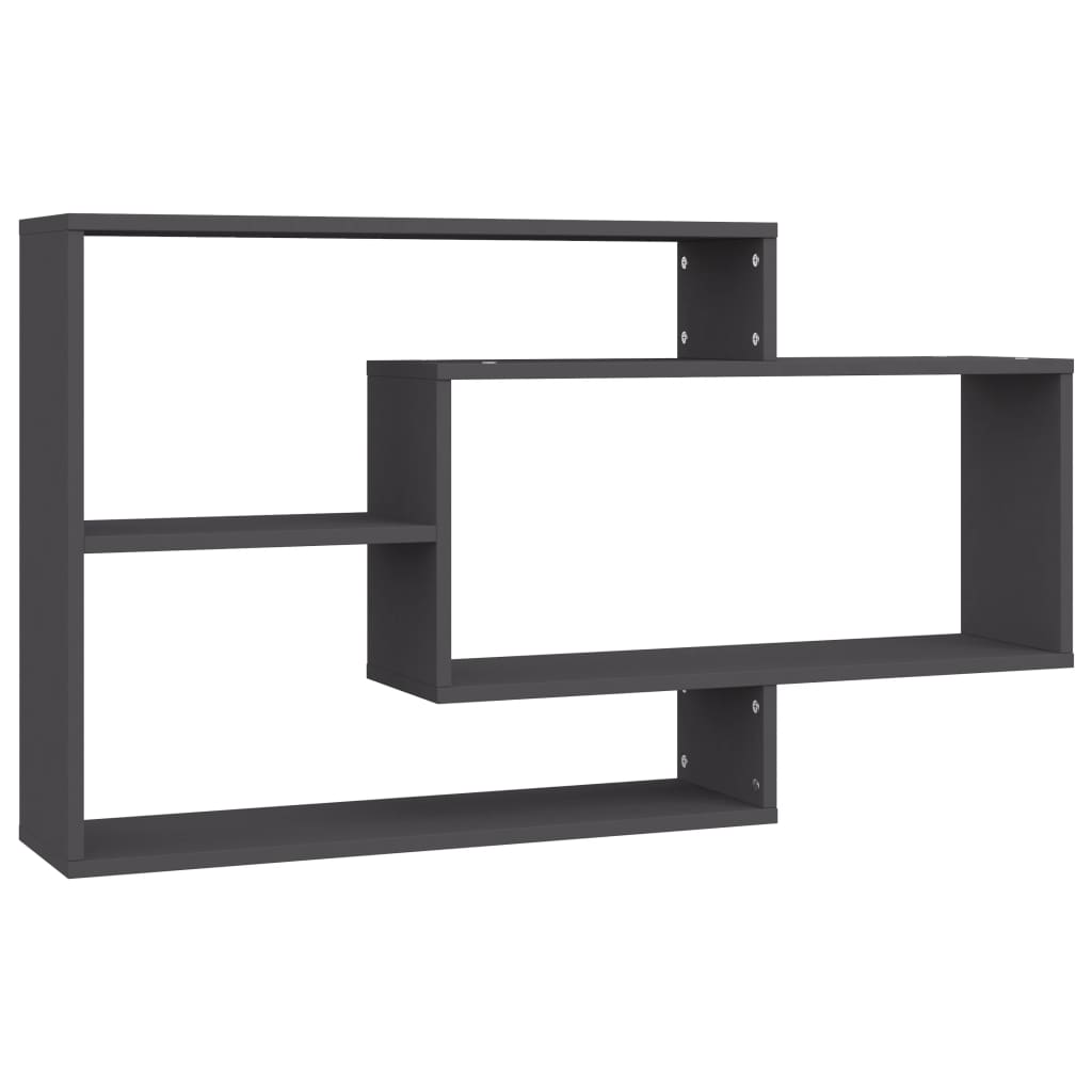 Wandregale Weiß 104x20x58,5 cm Holzwerkstoff