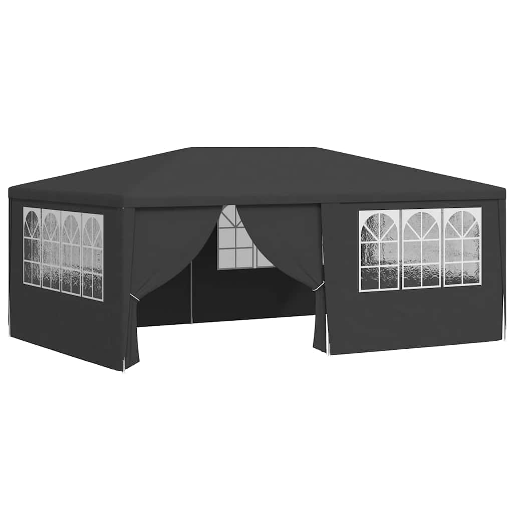 Party-Zelt Rot 200 x 200 x 240 cm PE und Stahl