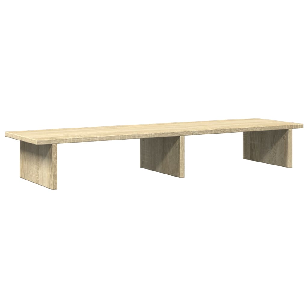 Monitor Halterung Schwarze Eiche 100 x 27 x 15 cm Holzwerkstoff