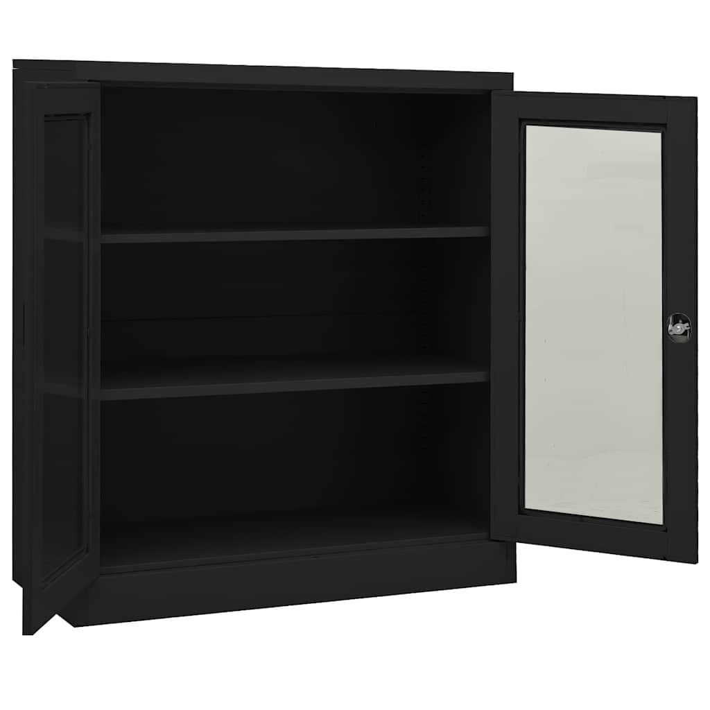 Büroschrank Weiß 90x40x70 cm Stahl