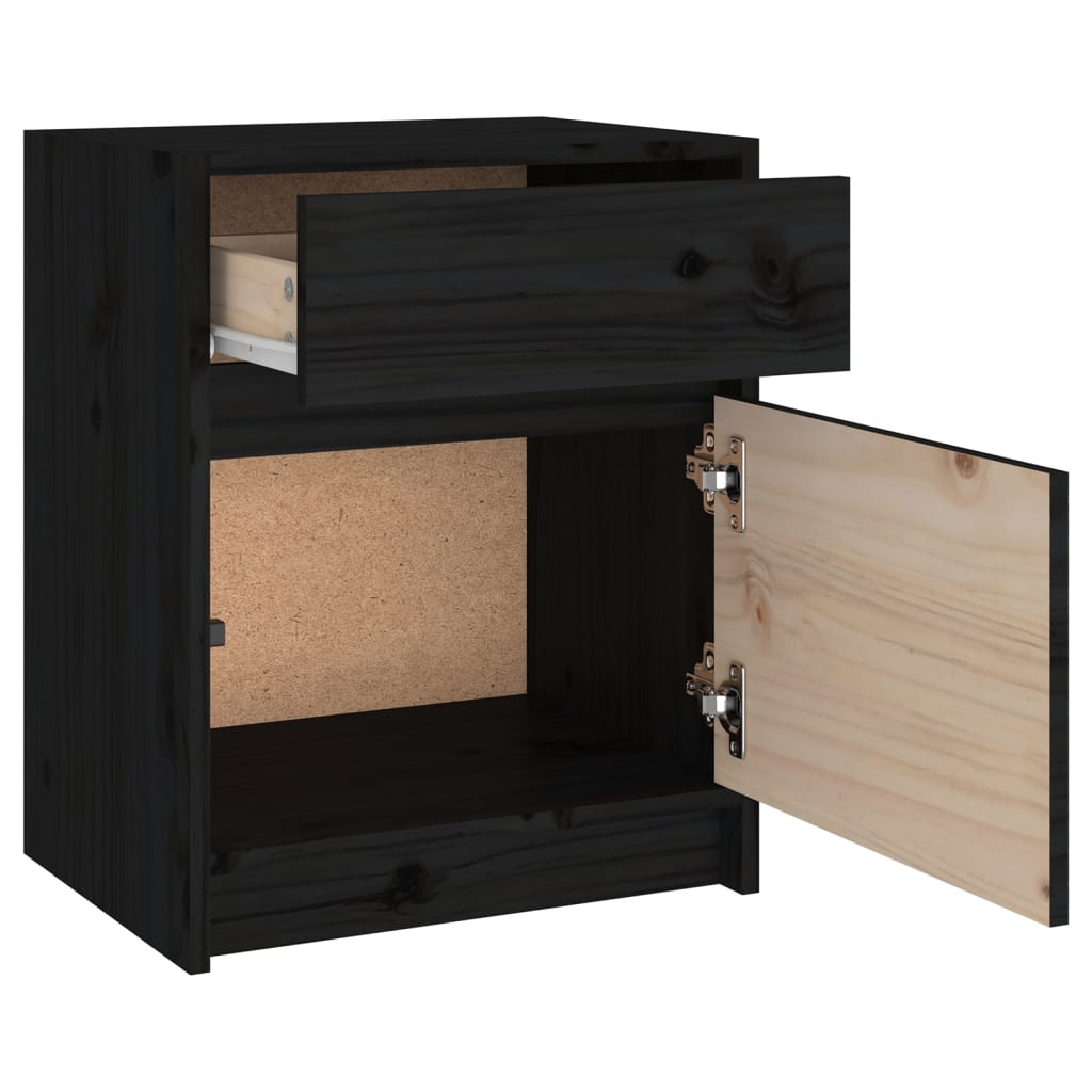 Nachtschrank 40x31x50 cm Massivholz Kiefer