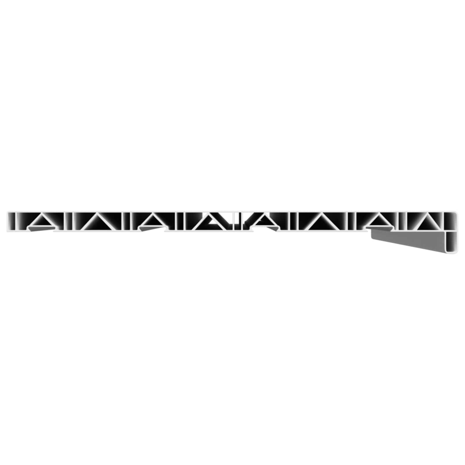Fensterbank Weiß 60 x 10 x 4,5 cm PVC