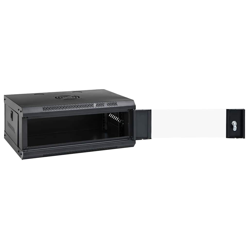 Netzwerkschrank mit Speicher Grau 60 x 45 x 28 cm Stahl