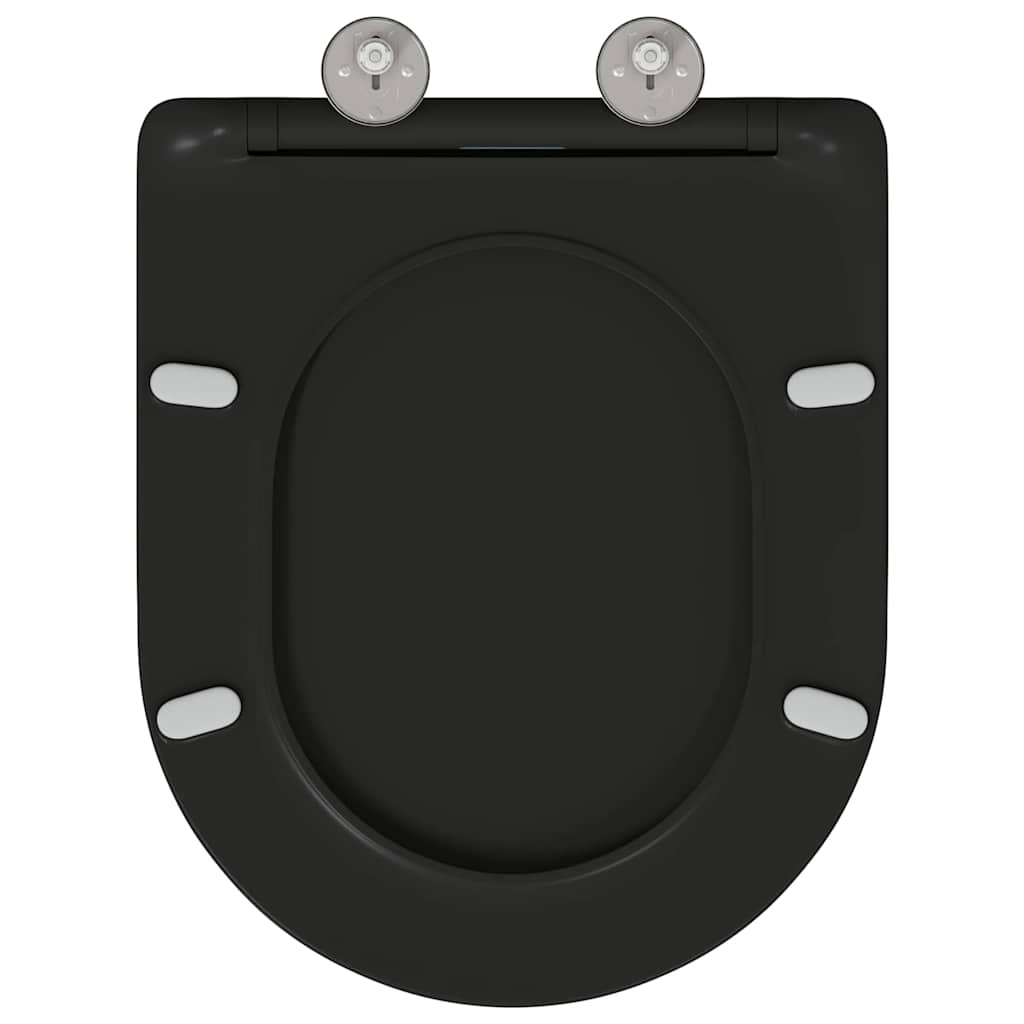 Toilettensitz Anthrazit 47 x 36 x 3,4 cm Duroplast