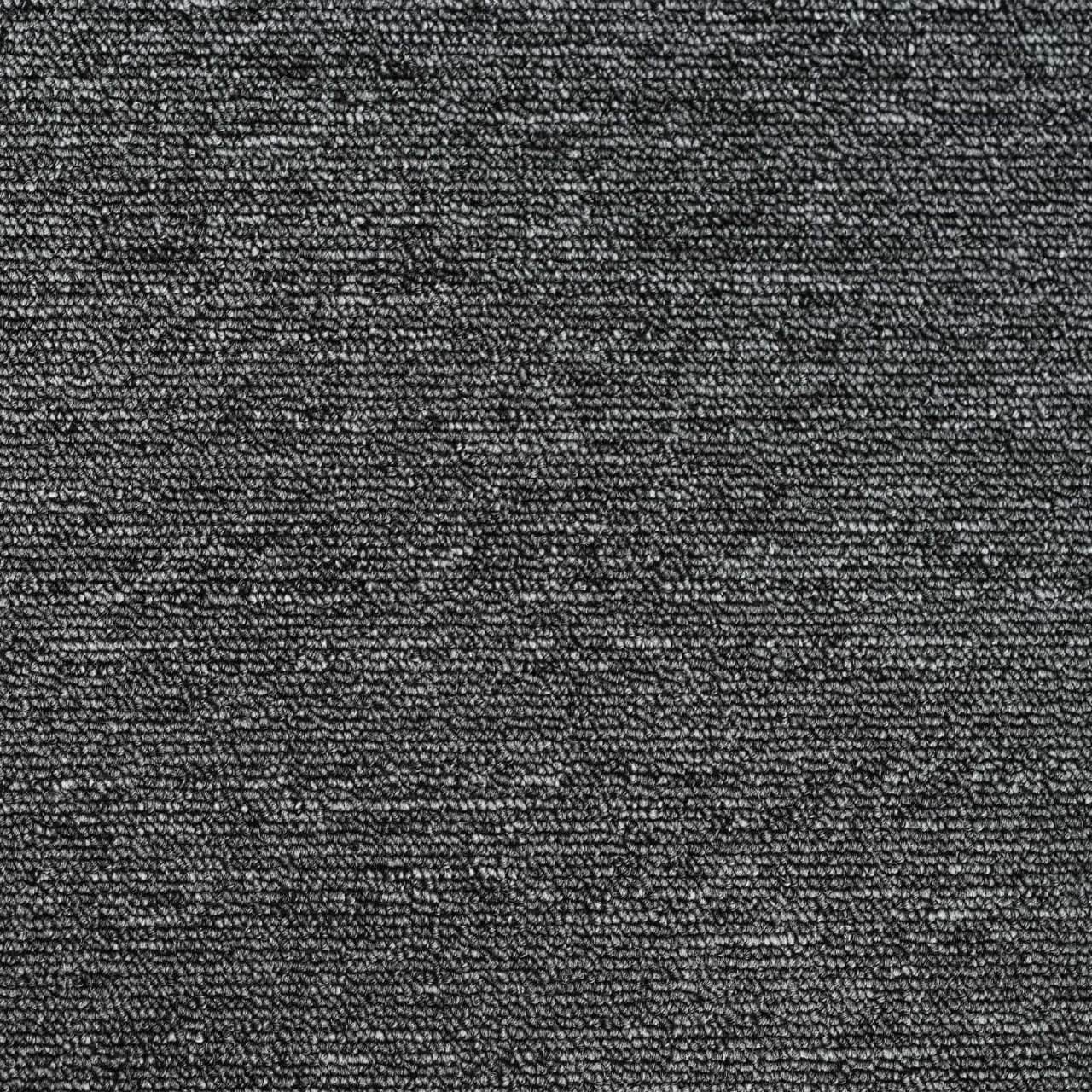 Teppichfliese Hellgrau mit Streifen 50 x 50 cm 4 pcs