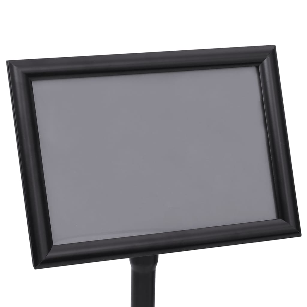 Plakatständer 2 pcs Schwarz 45 x 32,7 x 108 cm Aluminium